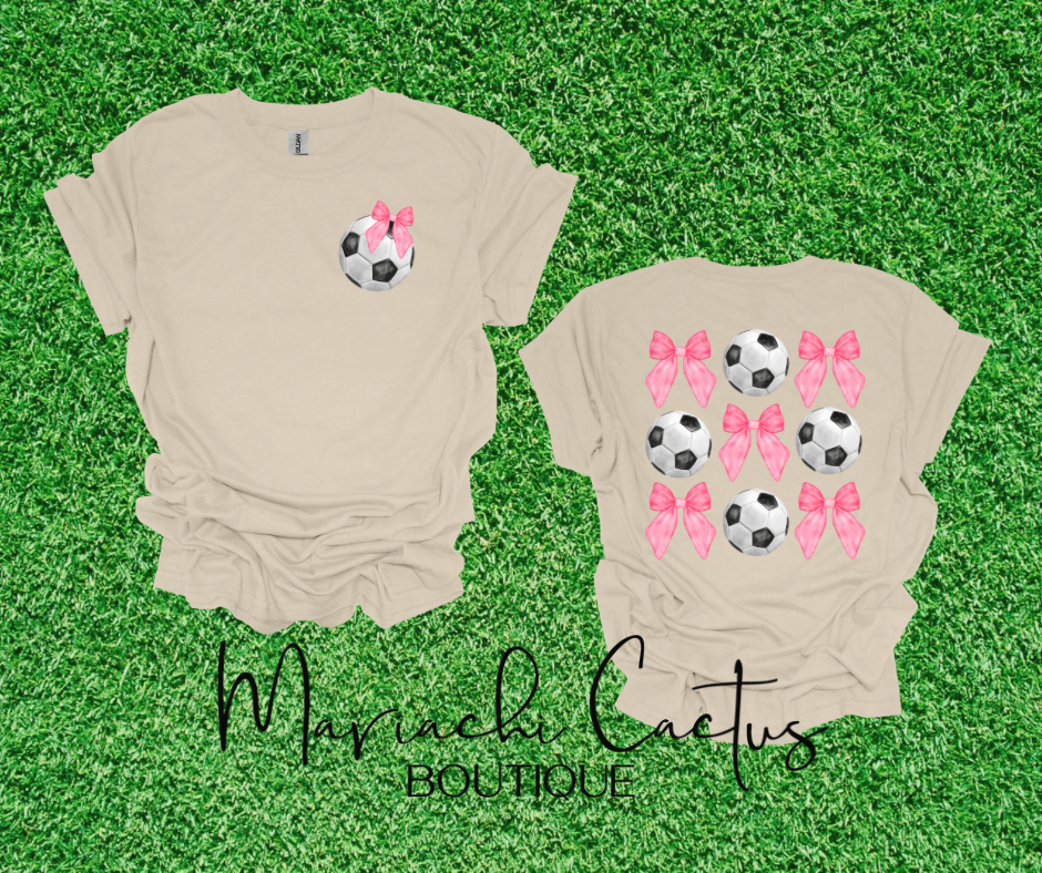 Soccer Coquette Tee